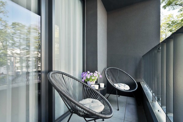 Terrace/patio - Central Park 3 | Mielno | Air Conditioned Apartment | Parking | Balcony (Mielno)