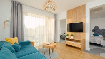 2 bedrooms, iron/ironing board, travel crib, WiFi