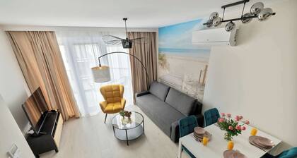 Zweistöckige Wohnung | 300 m zum Strand, Parkplatz, Balkon