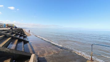 Vlak bij het strand