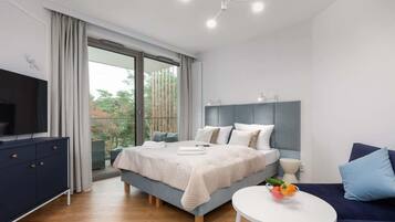 Iron/ironing board, WiFi, bed sheets