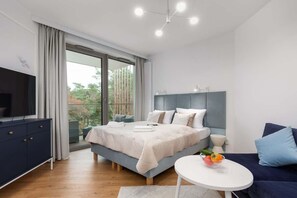 Iron/ironing board, WiFi, bed sheets - Mazowiecka 319 Apartment | Studio by the Sea (Pobierowo)