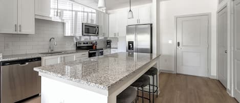 Apartment, 2 Bedrooms | Private kitchen | Coffee/tea maker