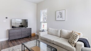 Apartment, 3 Bedrooms | Living area