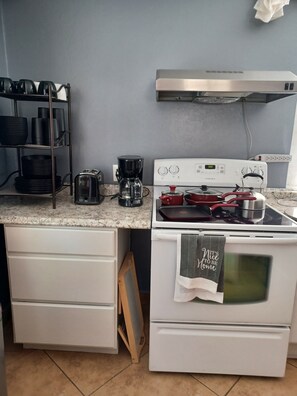 Microwave, oven, stovetop