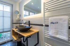 Shower, hair dryer
