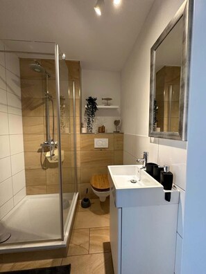 Dusch och hårtork