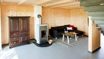 Fernseher, Kamin