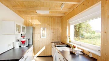 Kühlschrank, Mikrowelle, Herdplatte, Geschirrspüler