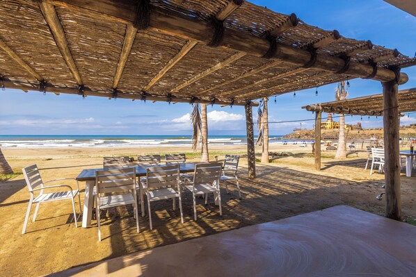 Villa Elite, 2 habitaciones, vista al mar | Terraza o patio