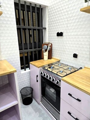 Microwave, oven, stovetop