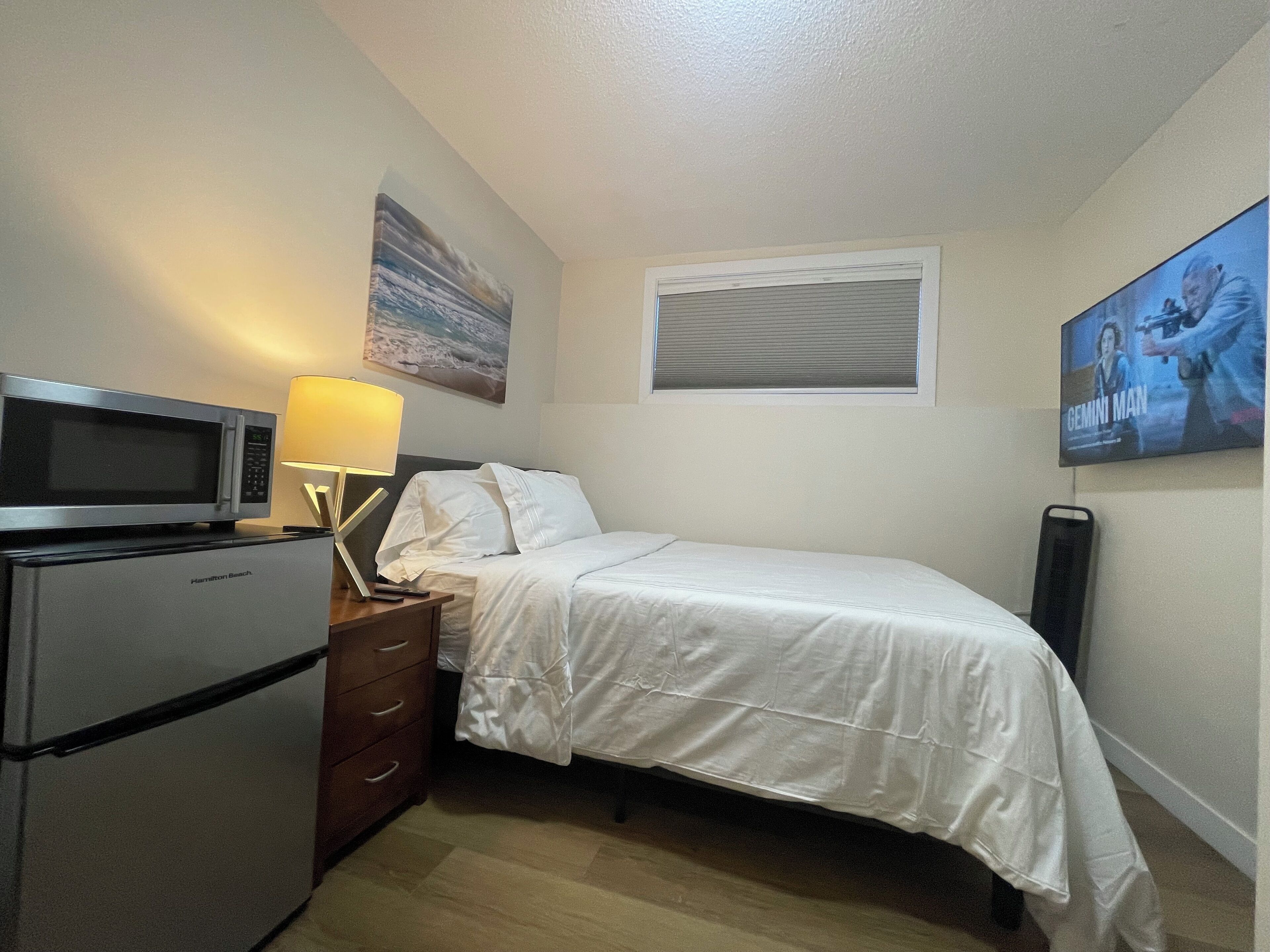 1 間睡房、熨斗/熨衫板、Wi-Fi、床單