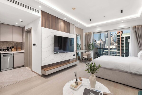 1 Schlafzimmer, Schreibtisch, Bügeleisen/Bügelbrett, WLAN