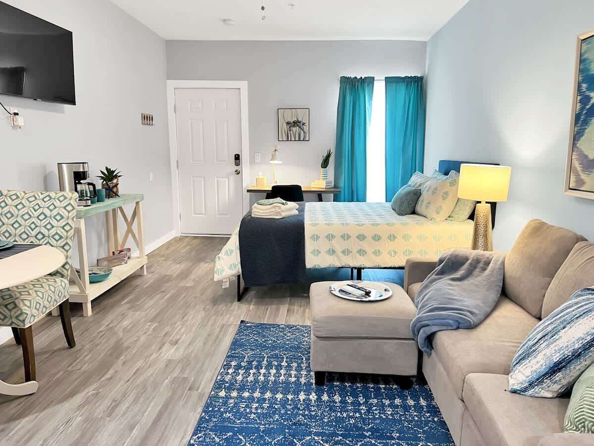 1 soverom, strykejern/-brett, wi-fi og sengetøy