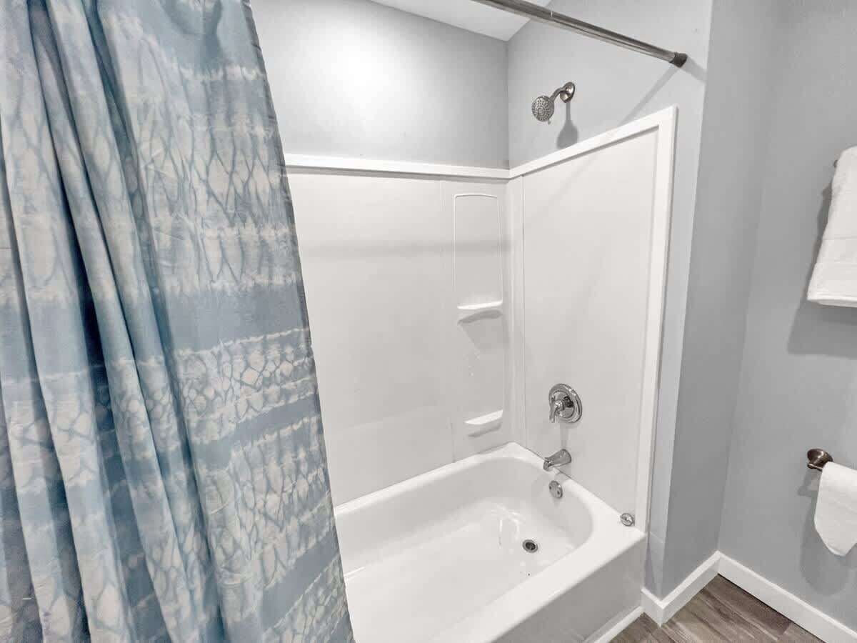 Shower, hair dryer