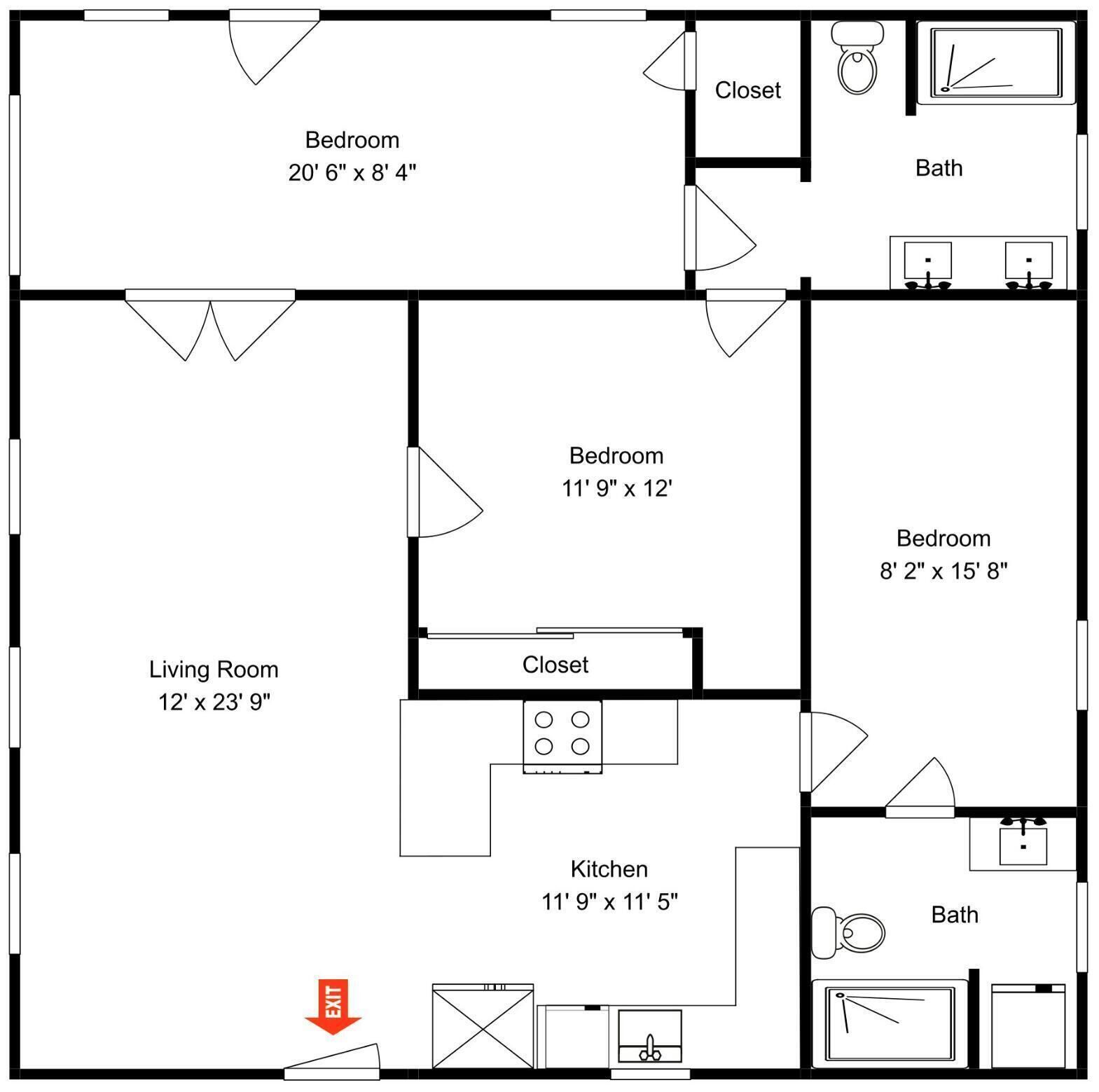 Casa (2 Bedrooms) | Servicio de la propiedad