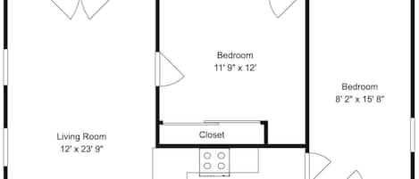 Casa (2 Bedrooms) | Servicio de la propiedad