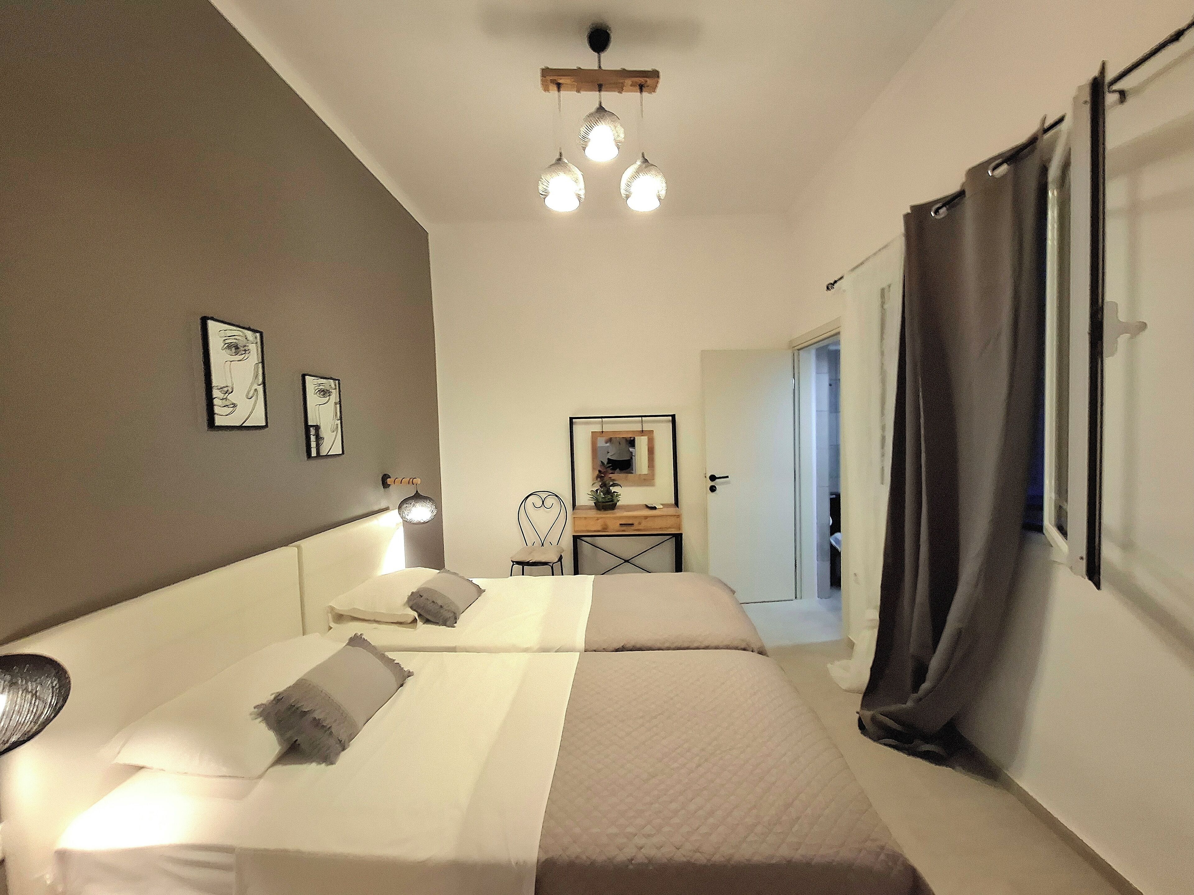 Appartamento familiare | Tende oscuranti, ferro/asse da stiro, Wi-Fi gratuito