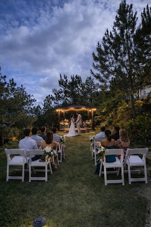 Área para banquetes al aire libre