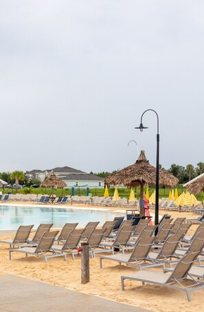 Alberca al aire libre 