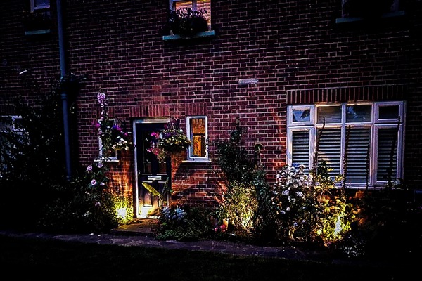 Front of property - evening/night