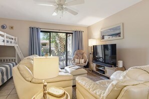 Smart TV, tenis de mesa, estéreo y oficina