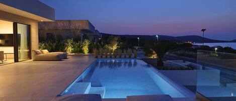 Una piscina climatizada