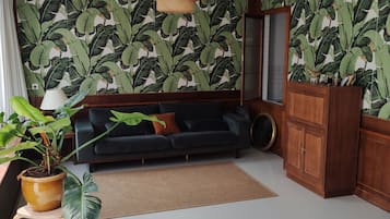 Smart TV, books, stereo