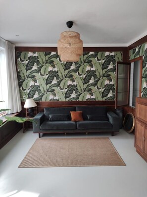 Smart TV, books, stereo