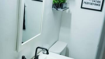 Towels, soap, toilet paper