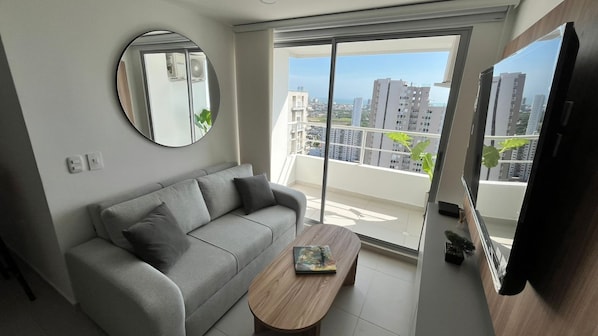 Apartment, Sea View | Living area