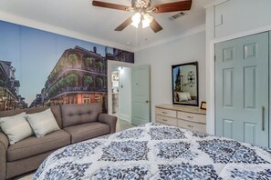 2 chambres, bureau, fer et planche à repasser, Wi-Fi gratuit