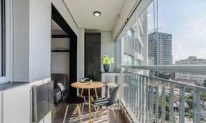 Outdoor dining - Apt w/ Gourmet Balcony 190m From the Metro Wal0714 (São Paulo)