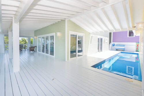 Experience tropical living  at Casa Afortunada, 4-bedroom home with stunning ocean views.