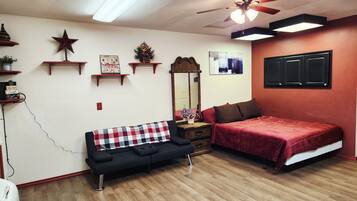 1 makuuhuone, ilmainen Wi-Fi, vuodevaatteet