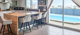 Maison avec piscine vue mer