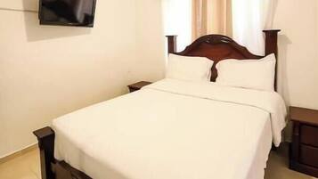 2 slaapkamers, een strijkplank/strijkijzer, wifi, beddengoed