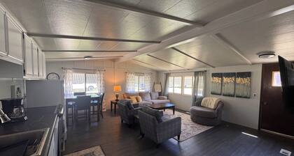 Charming 3-bedroom house in Plentywood with game room and patio with BBQ.