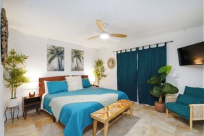 2 habitaciones, cuna de viaje, wifi gratis y ropa de cama