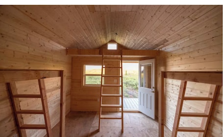 Interior. Into the Wild Cabin