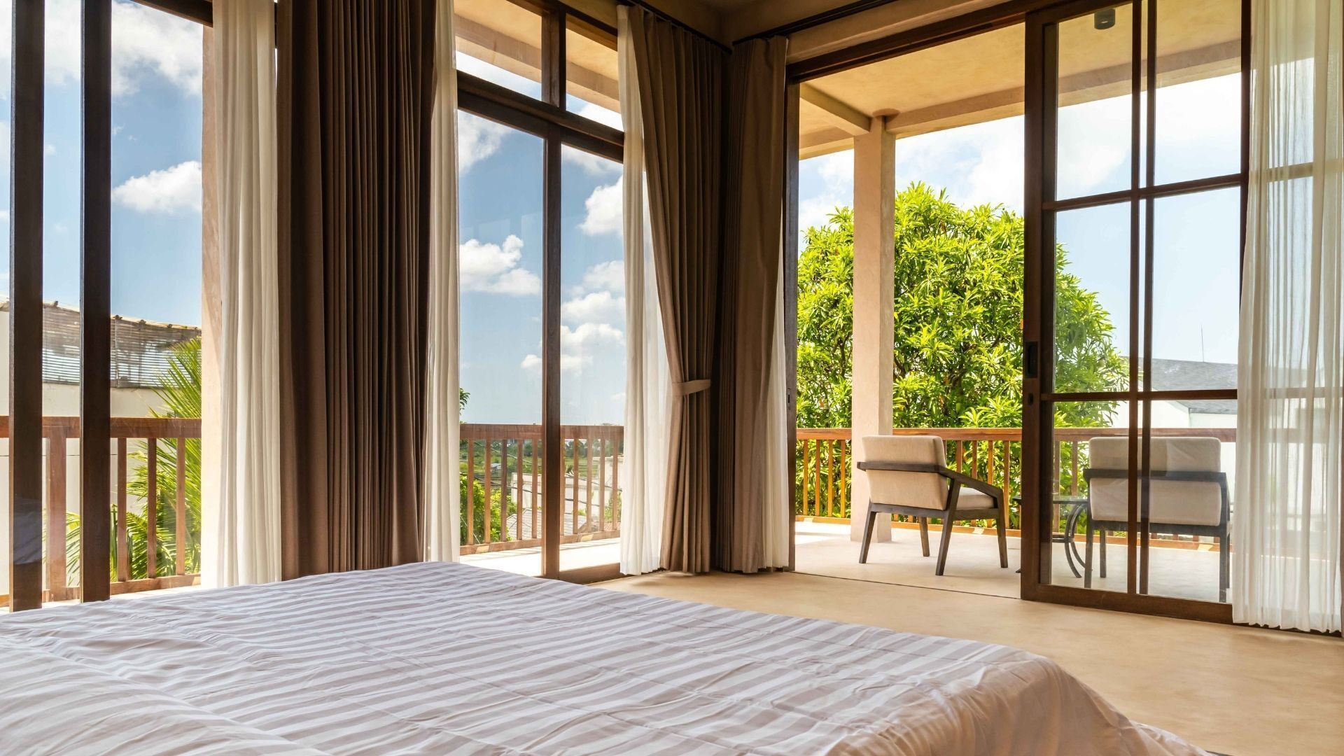 Vila Mewah, 3 kamar tidur, kolam renang pribadi | Seprai premium dan seprai linen