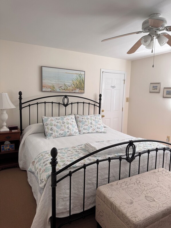 Desk, iron/ironing board, travel cot, free WiFi
