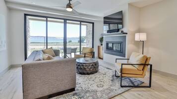 TV connectée, cheminée