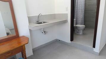 Towels, soap, toilet paper