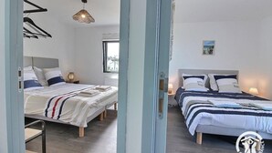 2 quartos, Wi-Fi de cortesia, roupa de cama