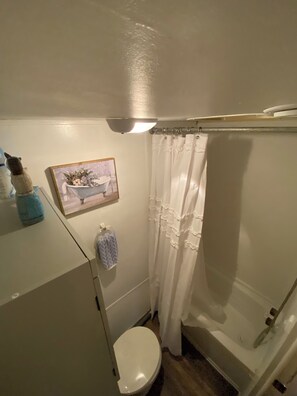 Serviettes fournies, savon, papier toilette