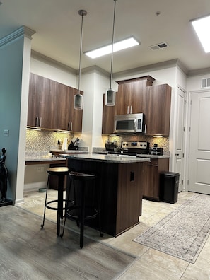 Private kitchen - 2-bedroom apartment in lovely Atlanta with fitness room, WiFi, AC (Atlanta)