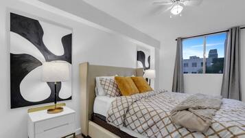 1 bedroom, iron/ironing board, travel crib, free WiFi