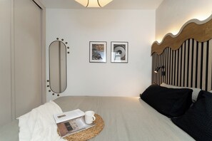 1 室のベッドルーム、アイロン / アイロン台、WiFi、ベッドシーツ