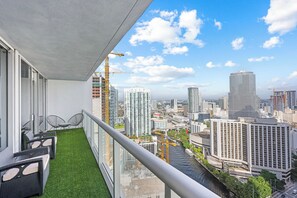 Appartamento, 1 camera da letto, balcone, vista città | Vista balcone